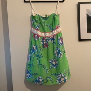 Lilly Pulitzer strapless dress